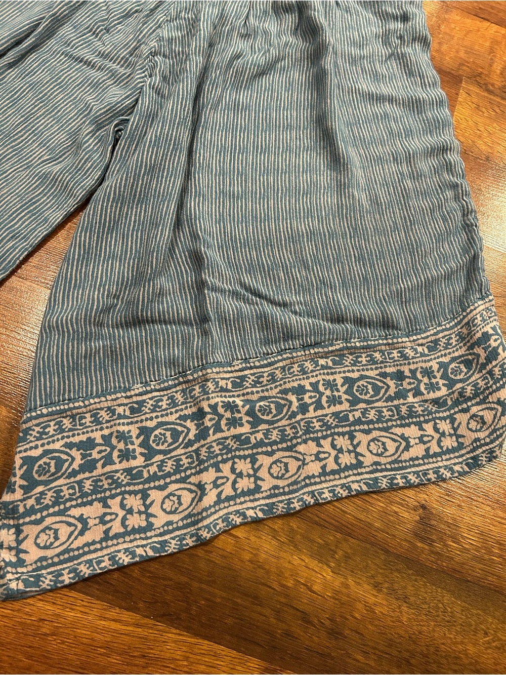 Free People Crystal Bay Wide Leg Open Tied Back Blue Halter Romper Small - Picture 2 of 9